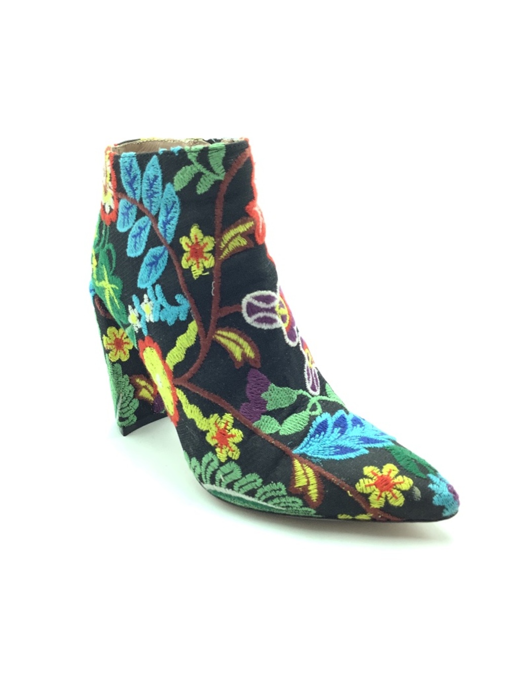 Stuart Weitzman Floral Embroidered Boots Size: 6